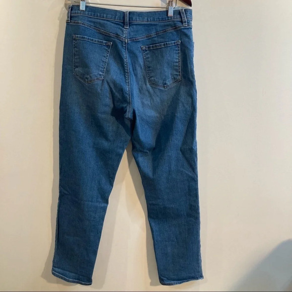 J BRAND Sz 32 Teagan High Rise Straight Leg Mid Wash Jeans - Picture 6 of 12